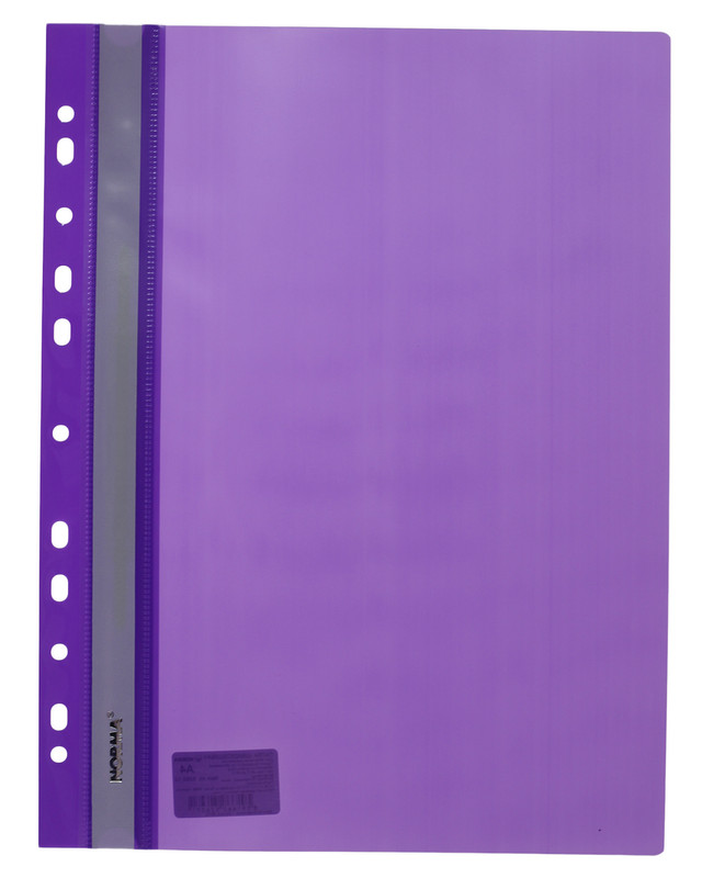 Папка-швидкозшивач NORMA (5262-12N), А4, PP, 120/160 мкм., фіолетова